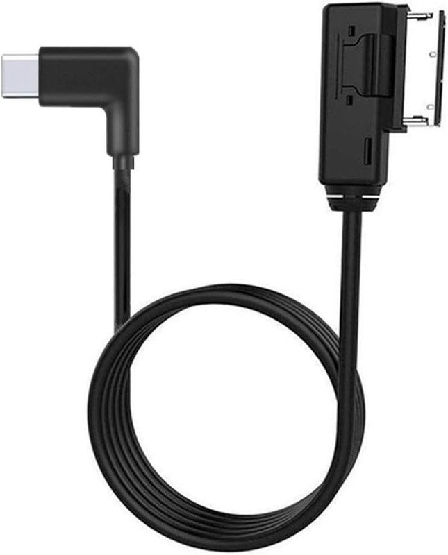 2 in 1 AMI Music Interface Charg to Type C Adapter Aux Cable for A4 A3(MMI 3G…