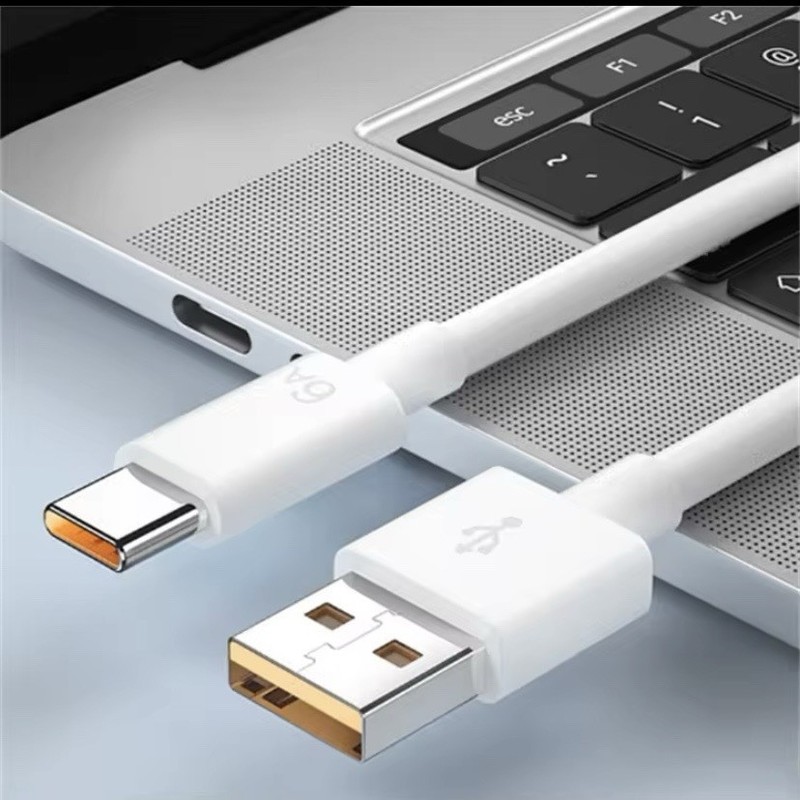 White USB-A to USB-C 1m Charging/Data Cable Flexible USB 3.1 Universal gallery
