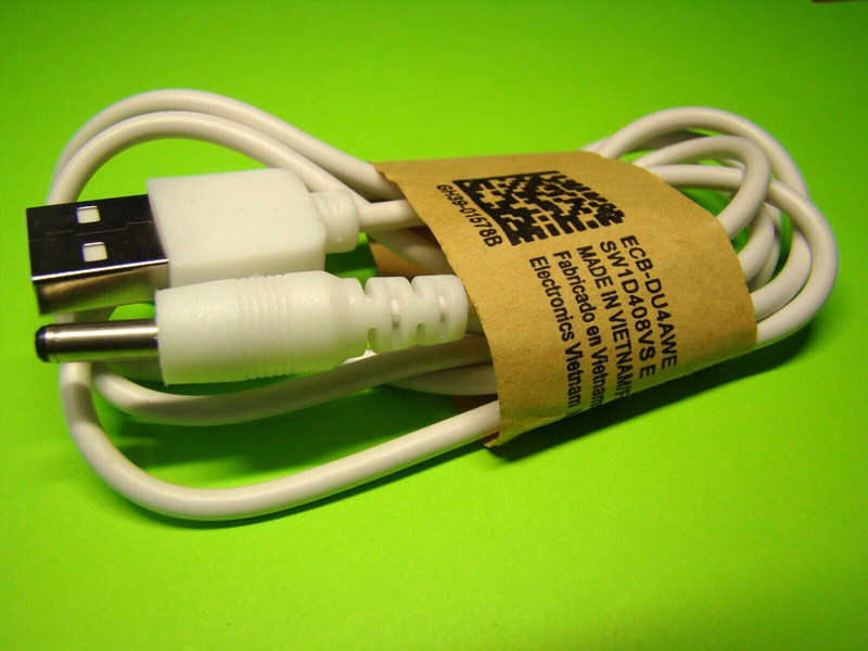 DC 3.5mm x1.35mm Female to USB Type A Male Adapter Power Cable 40″ Length