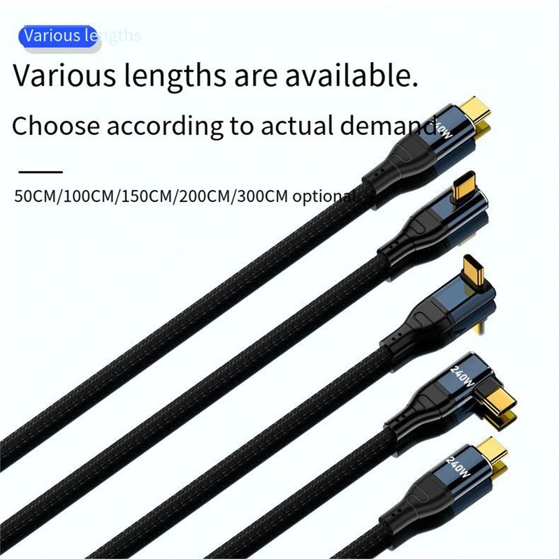 240W Type C USB C to USB C Cable 480Mbps USB2.0 Data Transfer Fast Charge Cord gallery