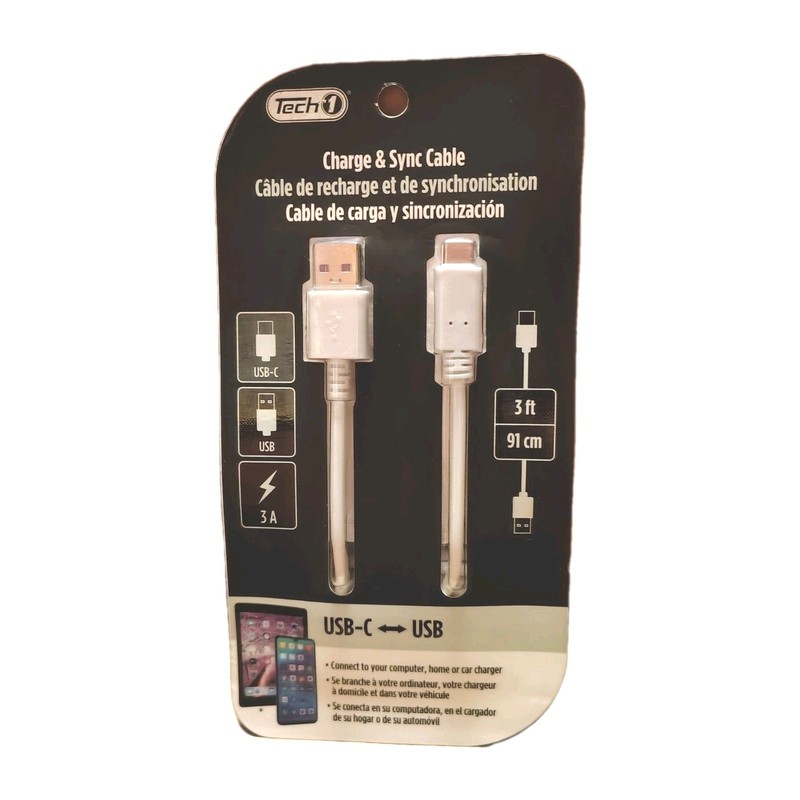 APPLE Charge & Sync Cable USB-C, IPad,IPhone, IPod, Home Or Car Charger.