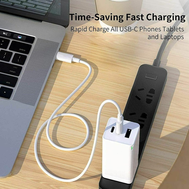 20W PD QC Plug Power Adapter Cube USB C Fast Charger Cable For Android Samsung gallery