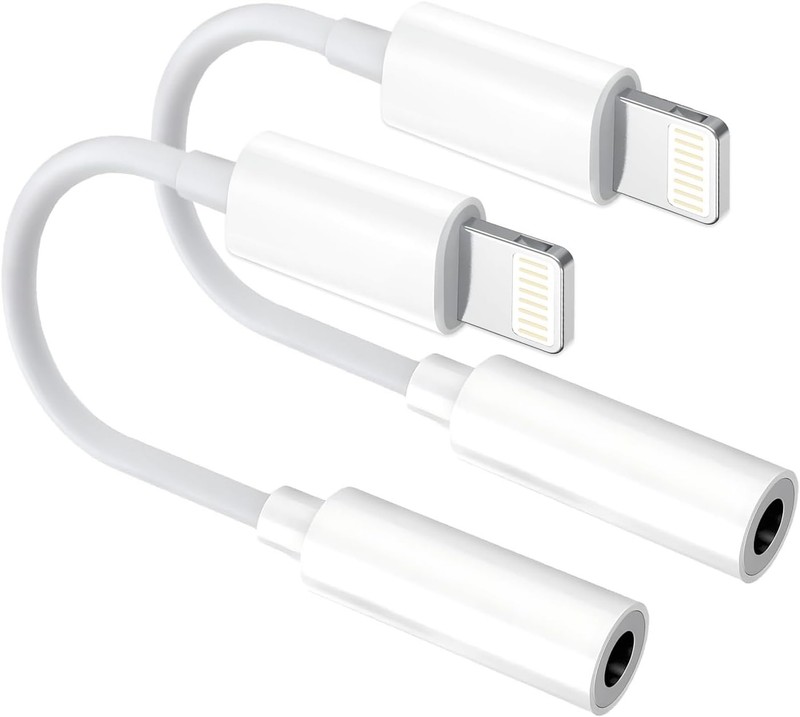 Apple MFi Certified Lightning to 35mm Aux Audio Adapter