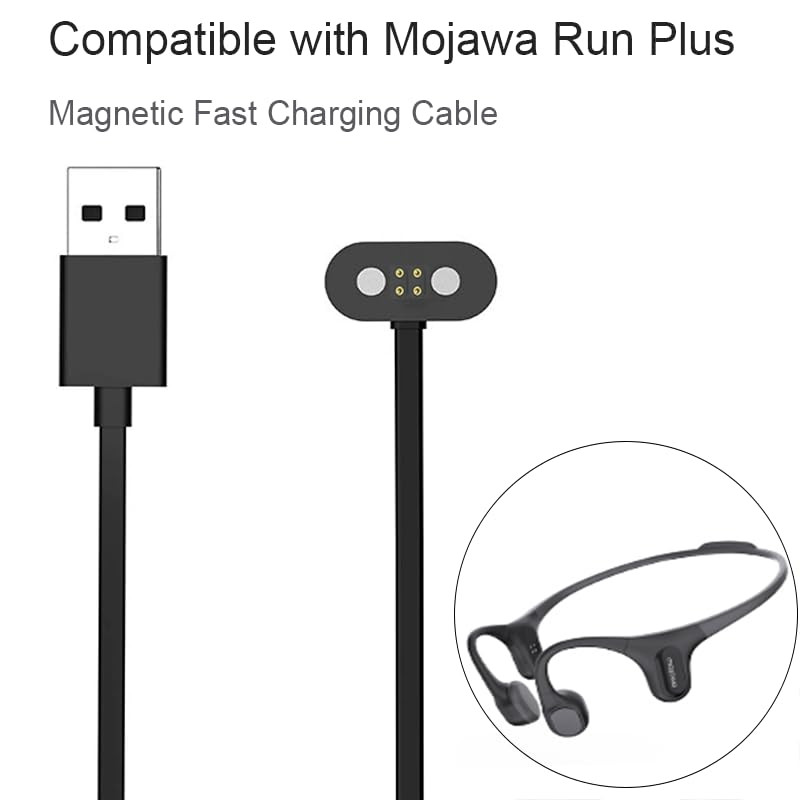 4Pin Magnetic Charging Cable&Usb C Adapter for Mojawa Run Plus, Purra Run, Hapti gallery