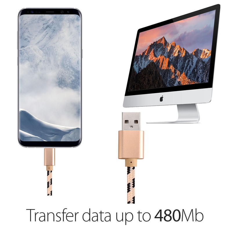 2X 3FT USB Type C Fast Charging Cable For Samsung Galaxy S8 S9 S10 Plus Note 8 9 gallery