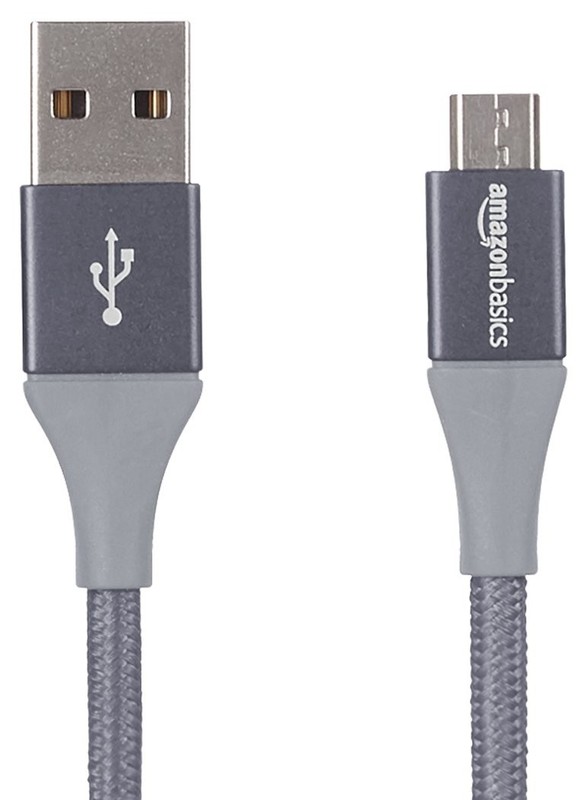 Amazon Basics Micro USB to USB-A 2.0 Fast Charging Cable, Nylon Braided Cord gallery
