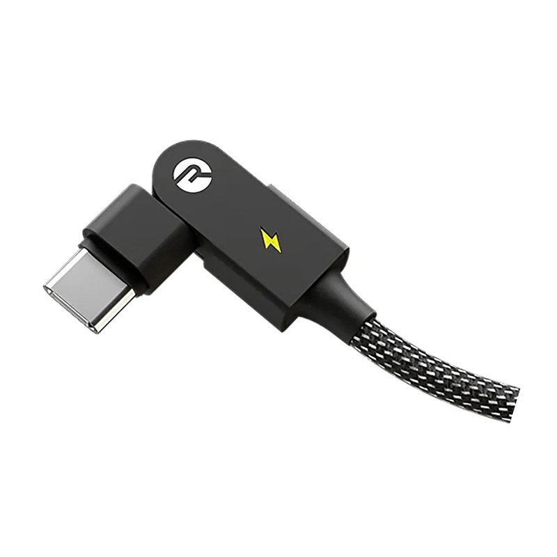 Raycon® Magic Spin 100Watt USB-C® to USB-C® Charge and Sync Cable 3.3 Ft.- Blue gallery