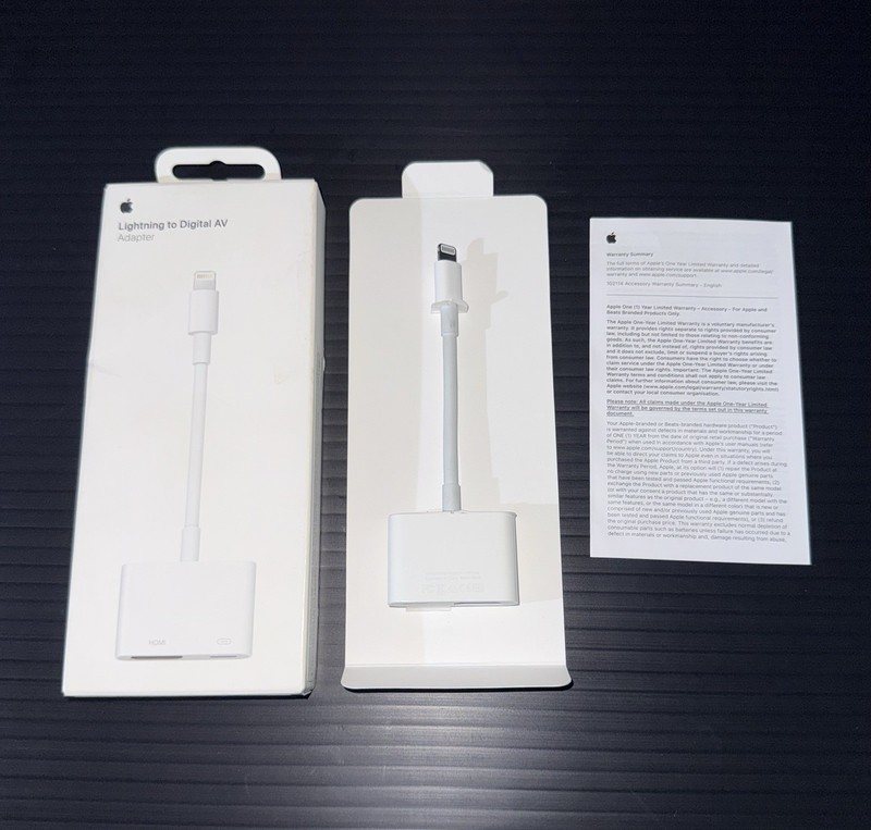 Apple Lightning to HDMI Digital AV Adapter MD826AM/A for iPhone iPad iPod gallery