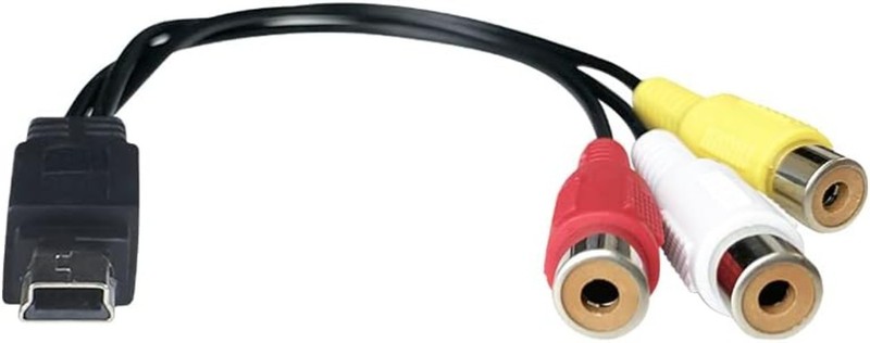 Mini USB to RCA Composite Video Audio Adapter Cable for Camera TV Stick gallery