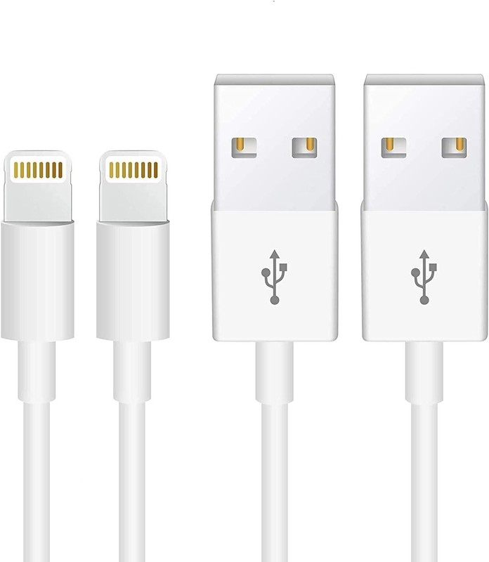 egTech 3 ft White Braided Cord USB-C to apple Cable for Apple Devices, SET OF 2!