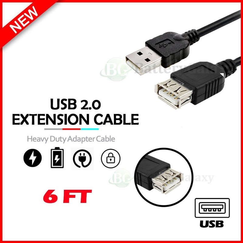 USB 6FT Extension Cord FAST Charger Cable for OnePlus 10/ 11 / 12 / 13 / 13R