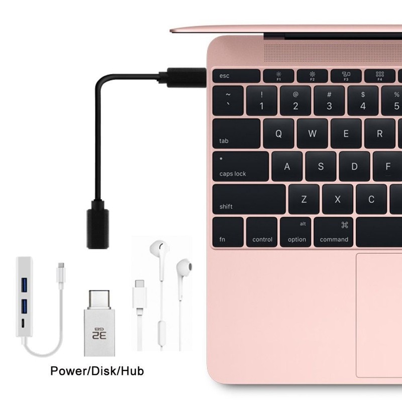 USB Type C Male to Female Extension Extend Data Cable for Laptop Android Phone gallery