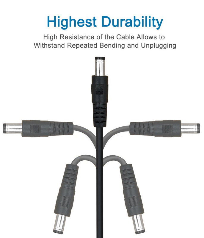 3-Pack 6Ft USB 2.0 Type a Male to DC 5.5 X 2.1Mm DC 5V Power Barrel Plug Connect gallery