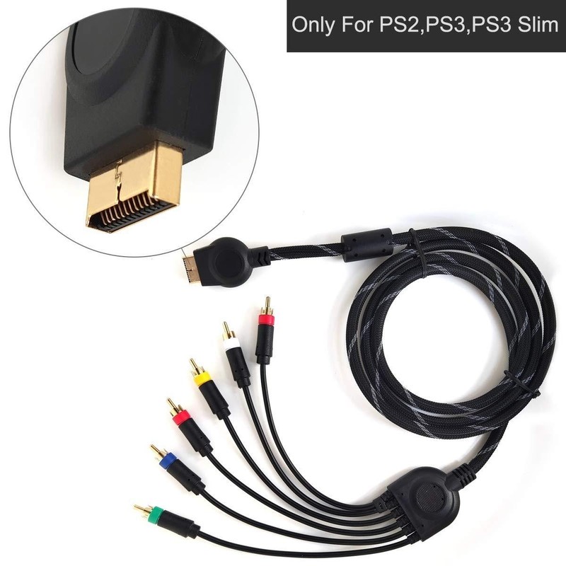 Hd Retrovision 2/3 Ps2/ps3 Premium Ypbpr Component Video Cable gallery