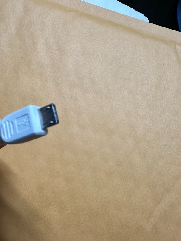 Heavy duty 24" white Micro USB cable for phones,pc's cameras, gps or more. gallery