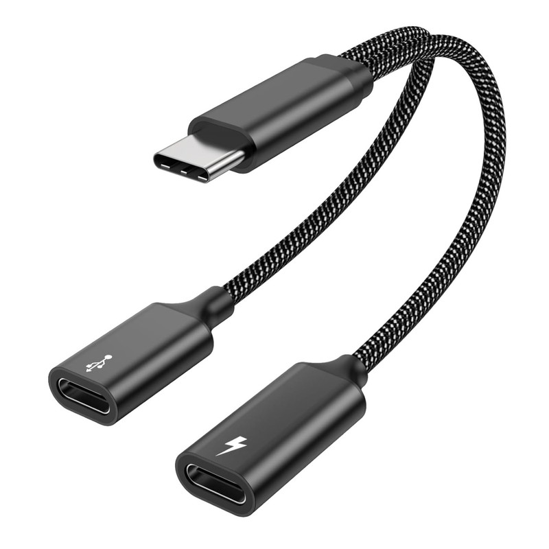 USB-C Splitter: Charge & Use Headphones Simultaneously