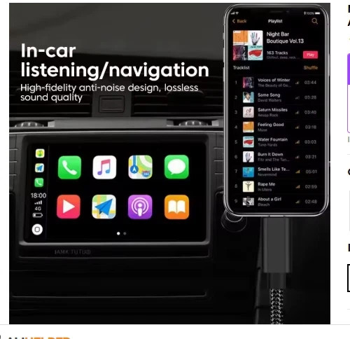 Type C to Aux Cable USB Type-C Male To 3.5mm Cord Car AUX Music Audio Adapter gallery