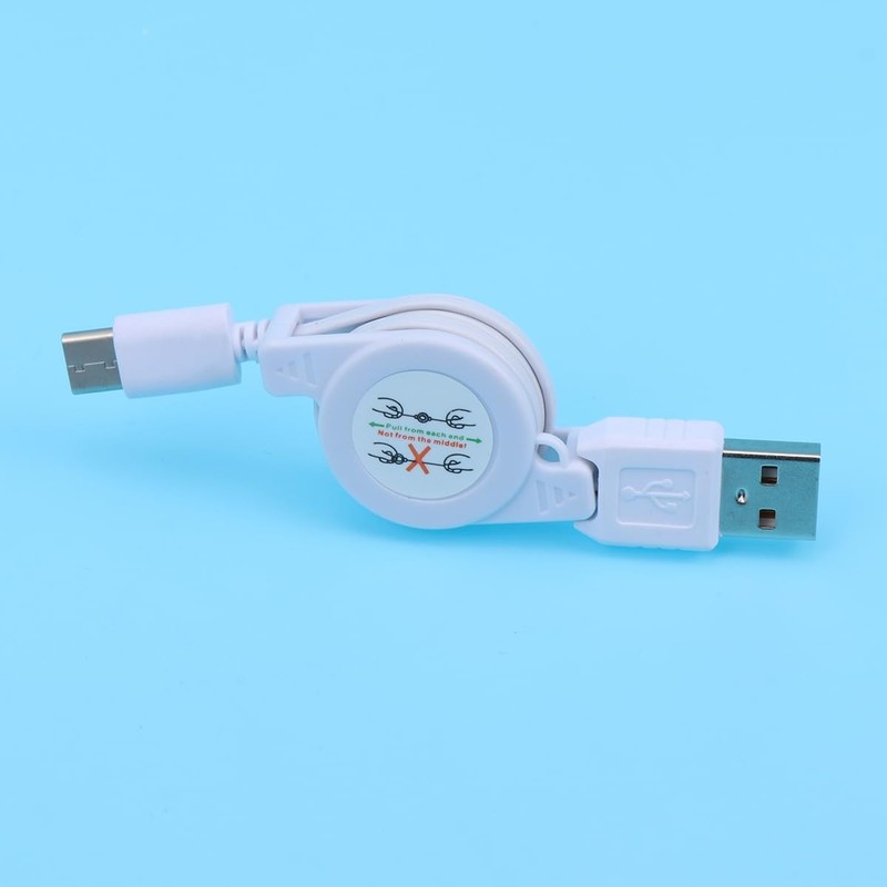 Adjustable Retractable USB 3.1 C To A Charging Cable Cord For Car Travel gallery