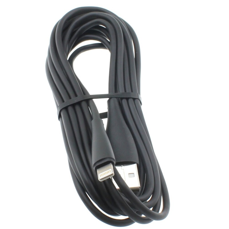 For iPhone 5 6S 7 8 Plus Charger Cord 10ft USB Cable Power Wire Long Sync Fast