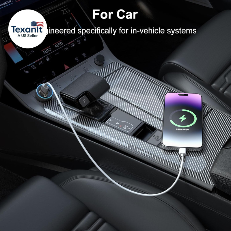 USB to USB C CarPlay Adapter 3 Pack Type C Female to USB A Converter gallery
