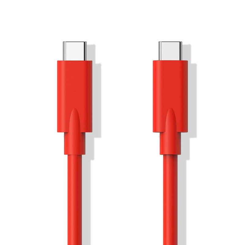 6.6 Ft Red USB C to USB C 2.0 Cable 100W PD 5A Fast Charging 480Mbps Data