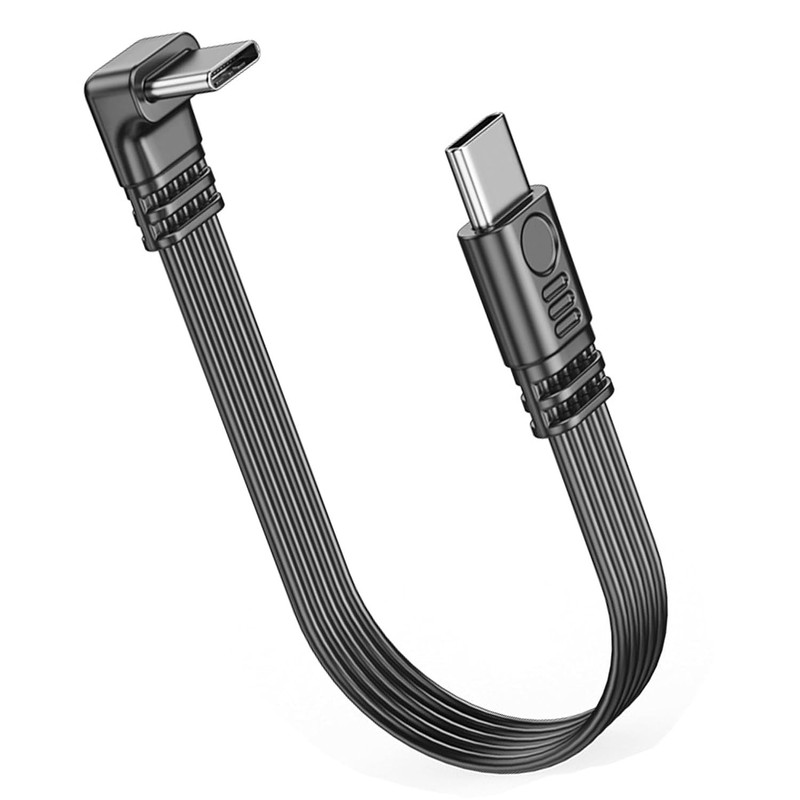 12-Inch Tangle-Free USB C Cable - High-Speed Data Transfer & Fast Charging gallery