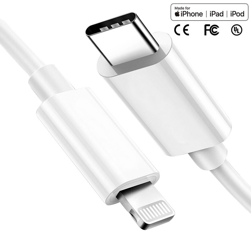 Power Delivery Fast Charger Cable for iPhone 12/11 Pro/XS/iPad&Other iOS Devices