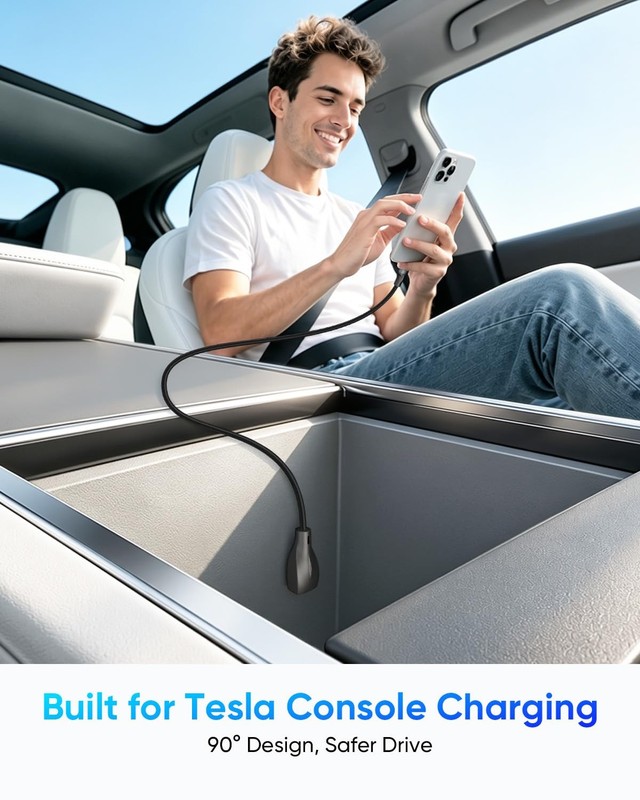 USB C Cable Right Angle 2Pack 3.3FT 60W Fast Charging USB C Cable Braided US... gallery