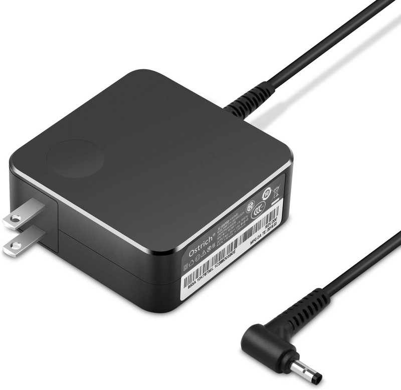 65W 45W Laptop Charger for Lenovo Ideapad Yoga Round Tip AC Power Adapter Cord