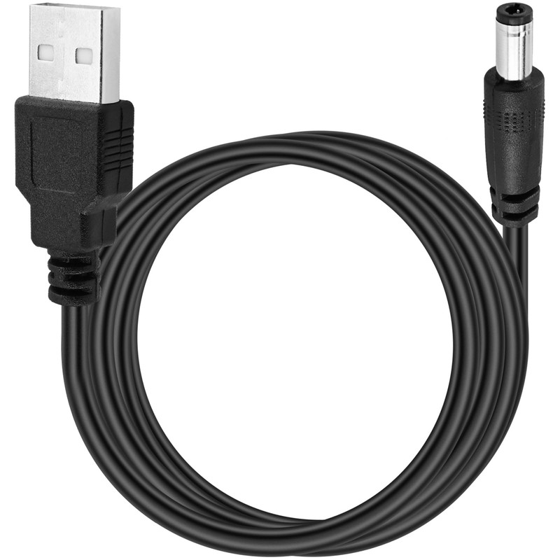 Universal USB to DC Power Cable, 1M/3Ft USB Charger Cord, 5V 5.5 x 2.1 mm Pow... gallery