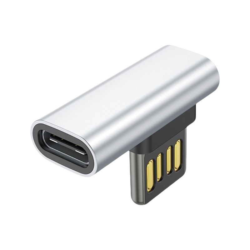 Durability Right Angle USB to Type C Adapter Connectors for Smartphones Tablets gallery