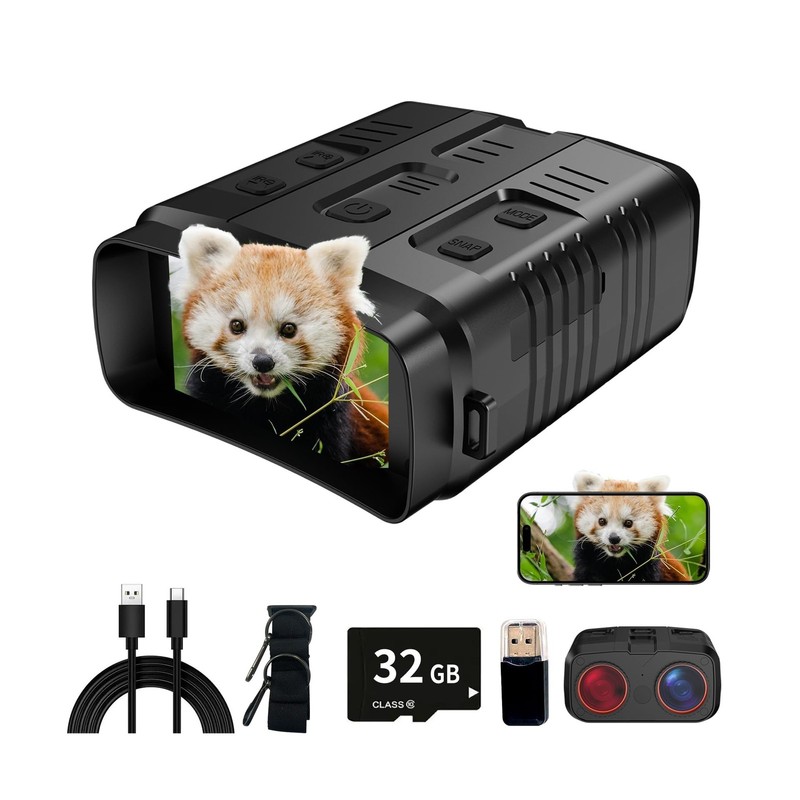 4K Day/Night Vision Goggles | Smart App Night Vision Binoculars – U… Fast Ship