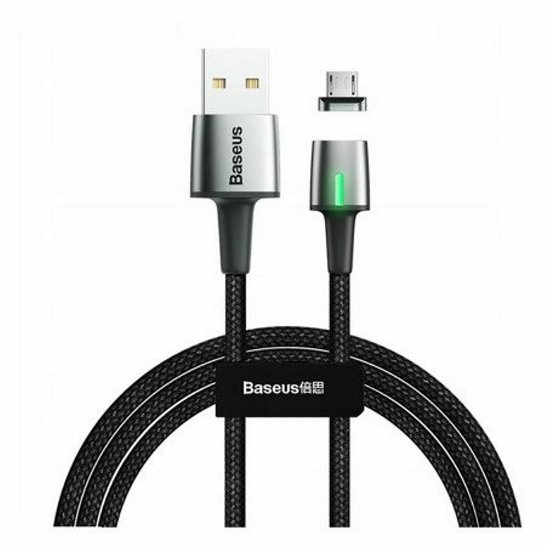 Cable Zinc Magnetic For Micro 2.4A 1m