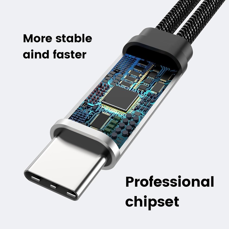 USB C Splitter USB C to USB C Female Adapter USB Y Splitter Cable(NOT for Mon... gallery
