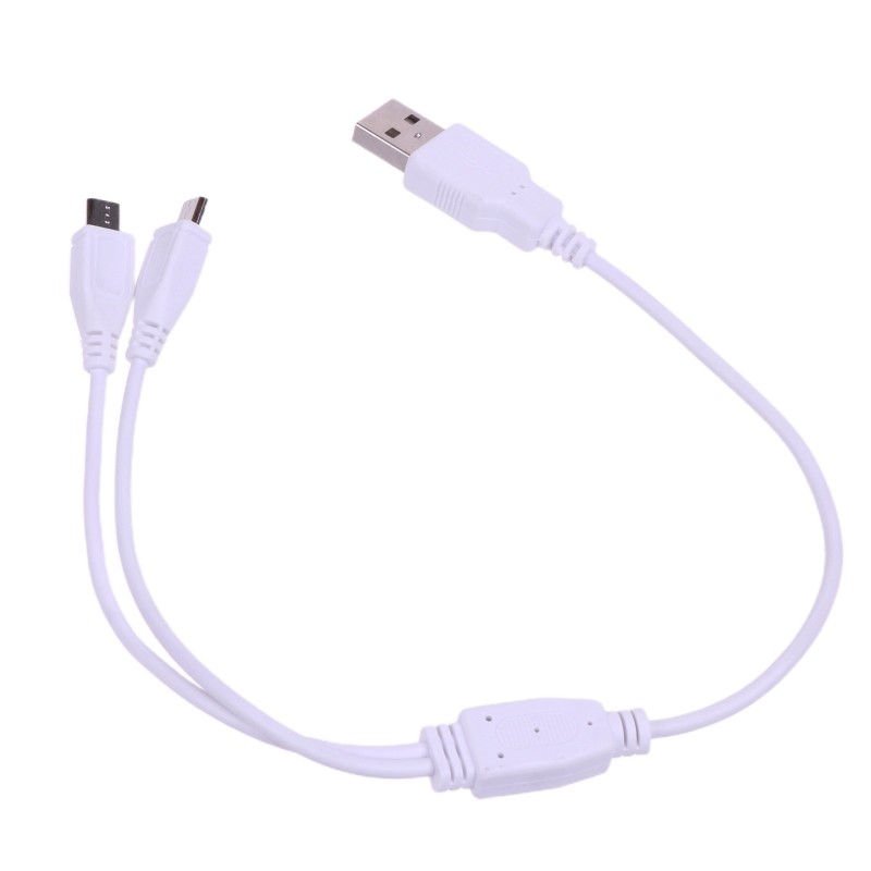 Micro USB Host Splitter USB Cable Dual Micro USB to USB Charger Wire gallery