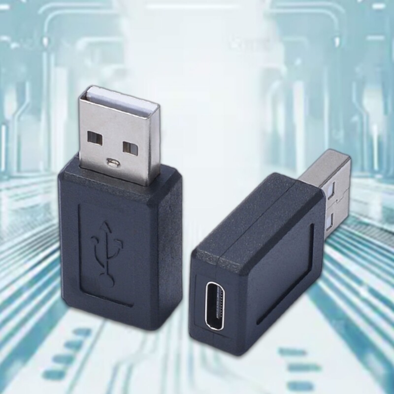 USB C Female to USB 2.0 Male Adapter 480mbps Fast Data Transfer Power Adapter gallery
