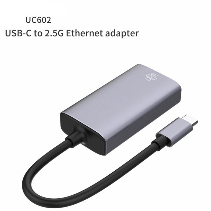USB-C to 2.5G RJ45 Ethernet Hub for HP/Macbook Computers to Play Games Smoothly