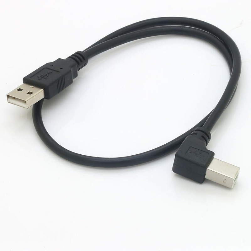 19inch Right Angle USB a to b 90 Degree Cable USB 2.0 A Male to B Male Printe…