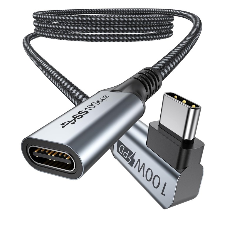 URELEGAN USB C Extension Cable 5-Pack, 6FT USB C Extender Cable, USBC 100W Ch... gallery
