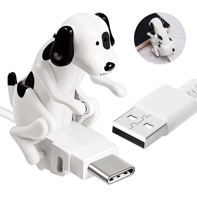 Funny Dog Fast Charger Cable – Portable Stray Dog Smartphone USB Charging Cab…