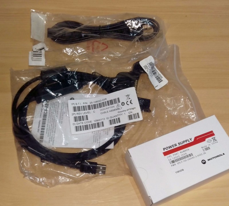 NEW MC55 MC65 USB CHARGING CABLE- SYMBOL MOTOROLA – New power supply & Warranty