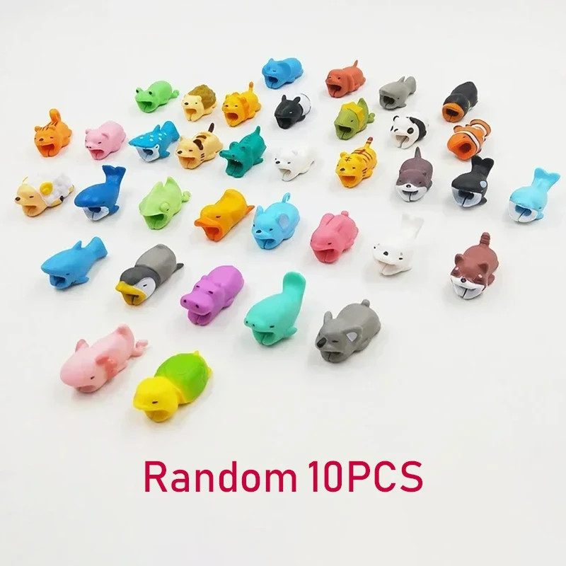Charger Cable Protector Organizer Earphone Cable Protector Animal Usb Bite Winde