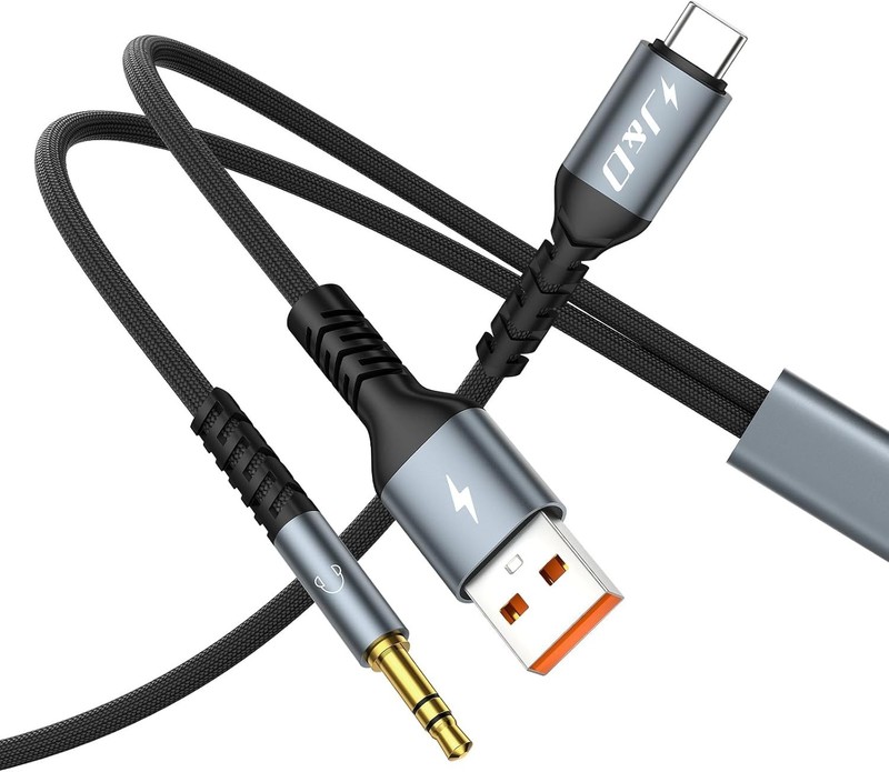 USB C to 3.5 mm Aux & Charger Cable, 4 ft - Wide Compatibility for Music Lovers gallery