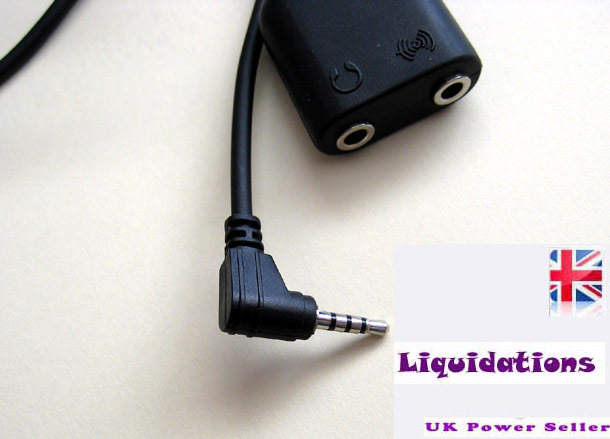 Stereo Splitter 2.5mm TRRS 4 Pole Plug to 3.5 MIC&Headset Earphone Jack Adapter gallery