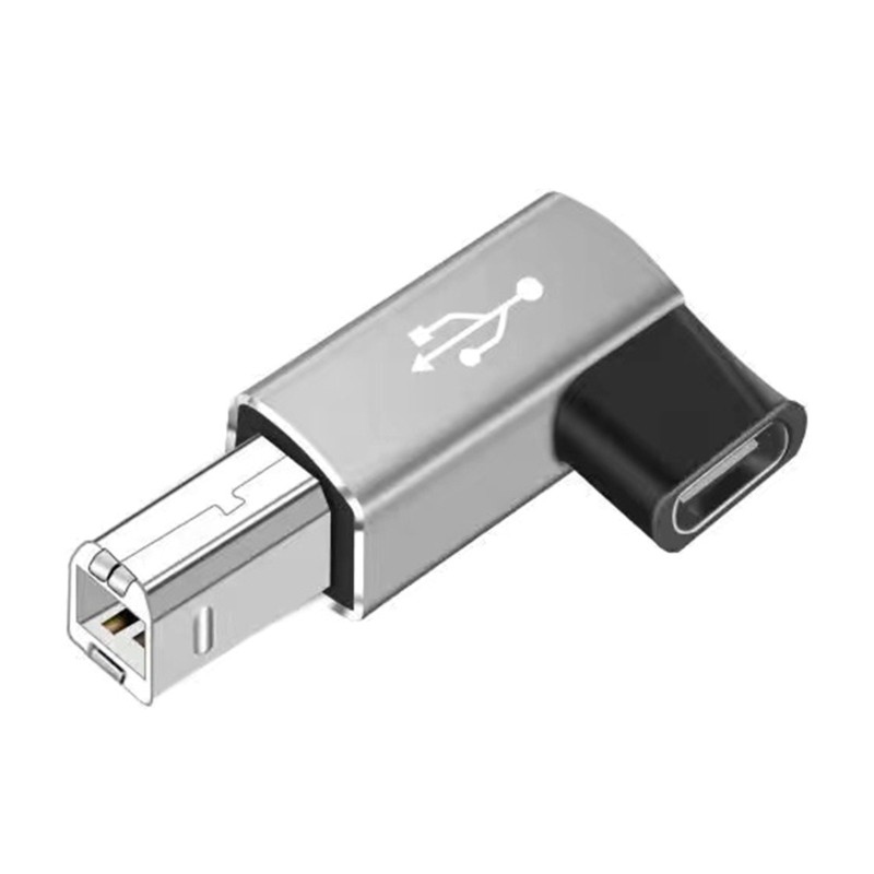 Square USB to Type C Power Charging Adapter Female Input USB C Male Connector gallery