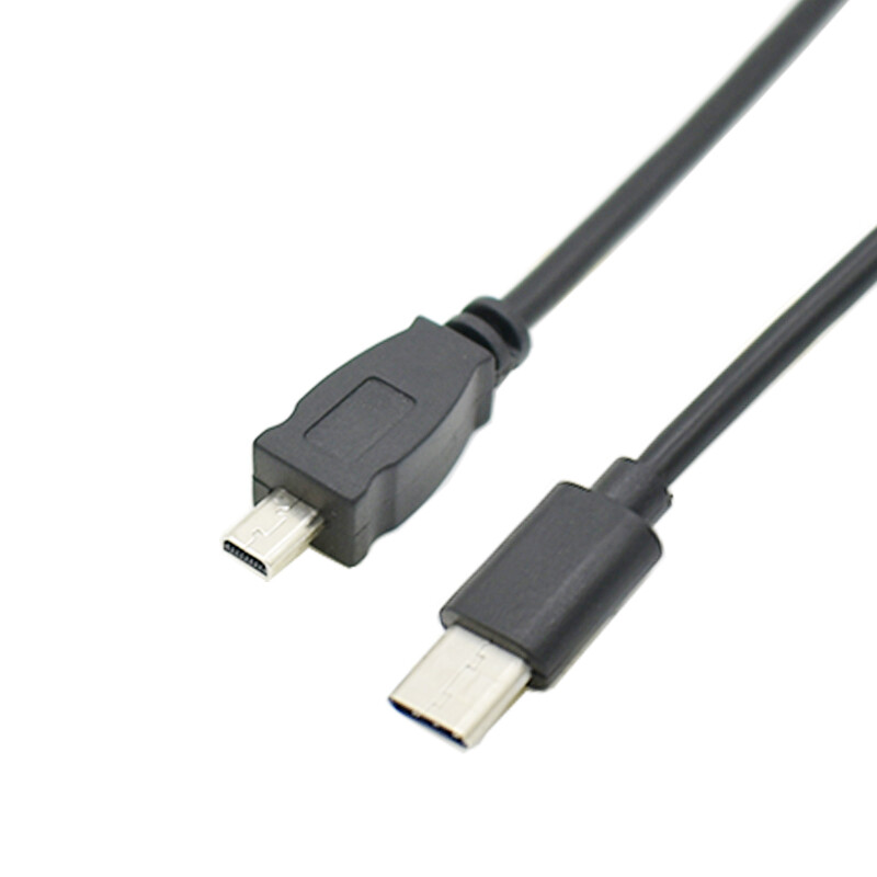 30cm USB Type-C 3.1 Male to MINI 8 PIN Male OTG Cable Type C Cord Camera USB 2.0 gallery