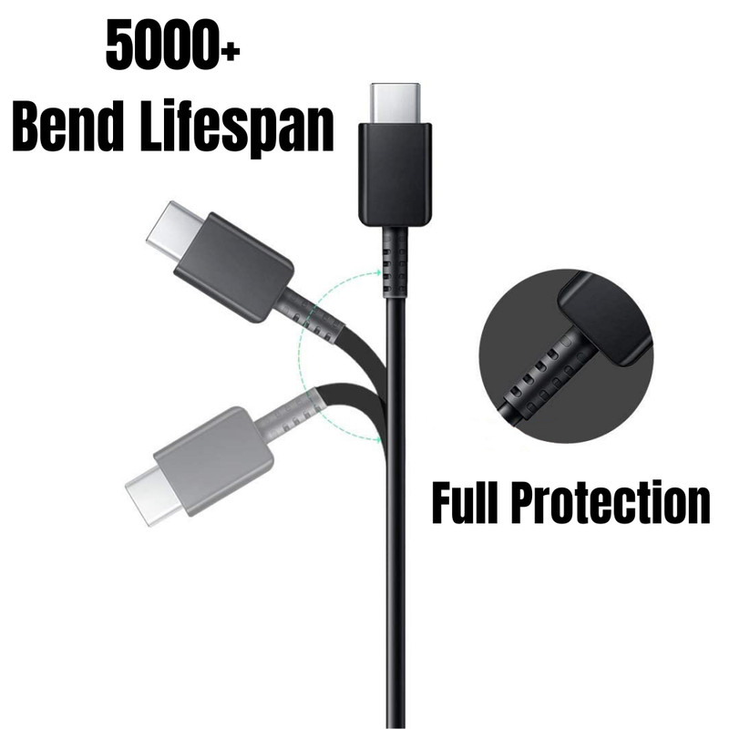 3Pack USB Type-C To Type-C Fast Charger Cable For Samsung Android Charging Cord gallery