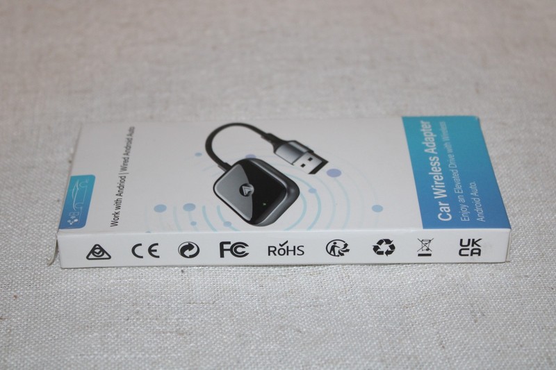Android Auto Car Wireless Adapter Converts Wired to Wireless Plug & Play "Read" gallery
