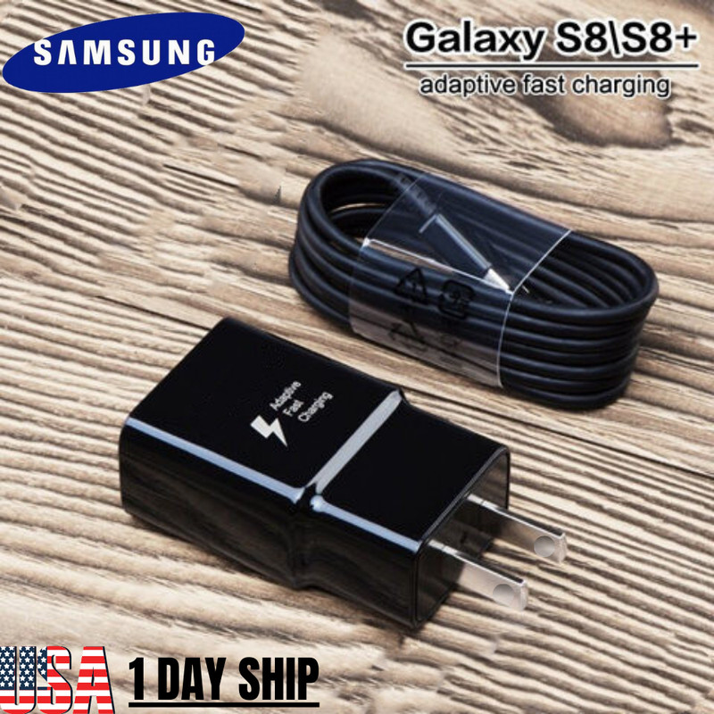 Fast Charging Block for Samsung Android USB Charger Plug Adapter USB C Cable 4ft gallery