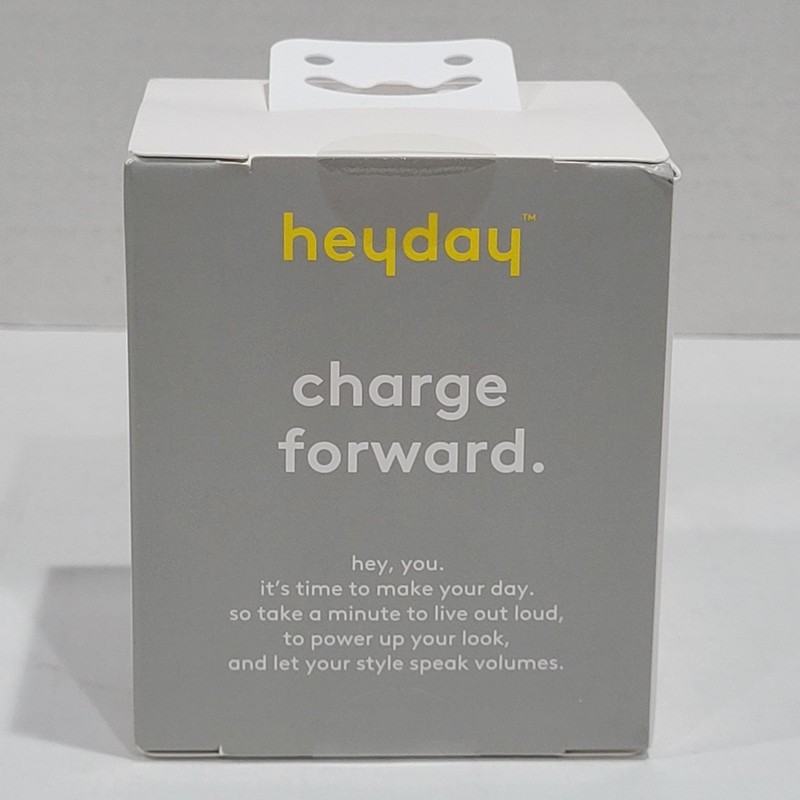 12pk heyday 2-Port 15W USB-A and USB-C Wall Charger Peach Color New gallery